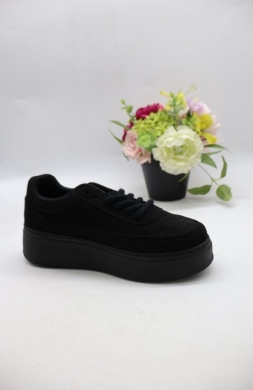 Buty sportowe damskie na płaskim (36-41) 26675 BLACK