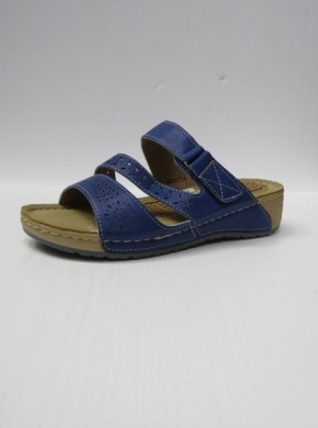 Klapki damskie na koturnie (36-41) B0234 NAVY