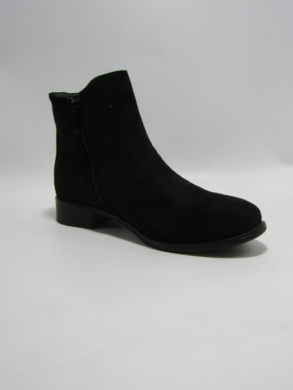 Botki damskie ocieplane na płaskim (36-41) H2178A BLACK