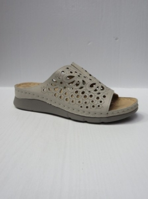 Klapki damskie na koturnie (37-42) 835 KHAKI
