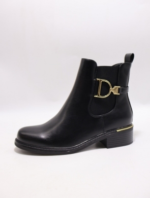 Botki damskie na obcasie (36-41) CHC319 BLACK