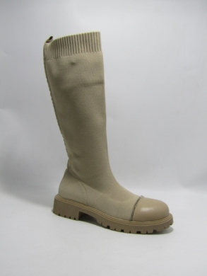 Kozaki damskie na płaskim (36-41) RXJ192 KHAKI