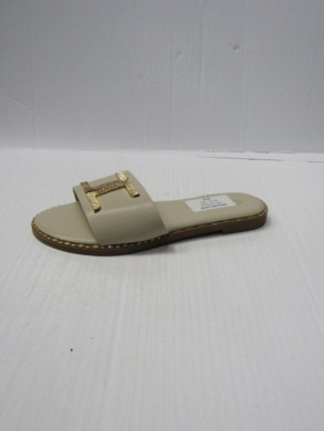 Klapki damskie na płaskim (36-41) 98-152 BEIGE