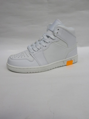 Buty sportowe damskie na płaskim (36-41) S1210 WHITE