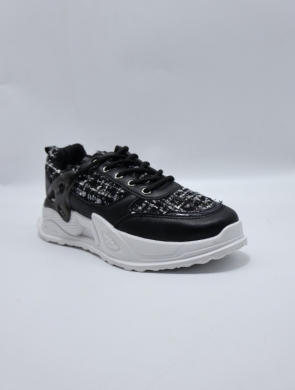 Buty sportowe damskie na płaskim (36-41) 7003 BLACK
