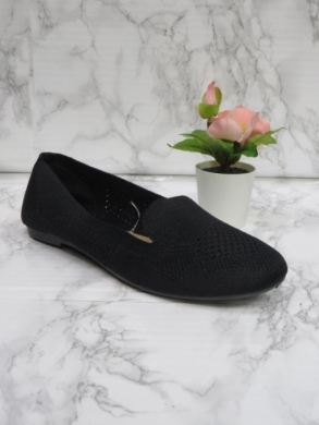 Mokasyny damskie na płaskim (36-41) E507A-1 BLACK