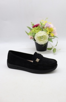 Mokasyny damskie na płaskim (36-41) 4251 BLACK