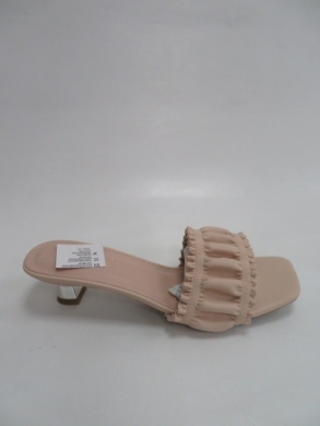 Klapki damskie na obcasie (36-41) LC-1 BEIGE