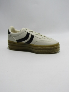 Buty sportowe damskie na płaskim (36-41) 6487 BEIGE