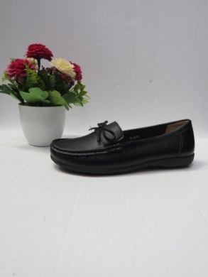 Mokasyny damskie na płaskim (36-41) B-3219 BLACK