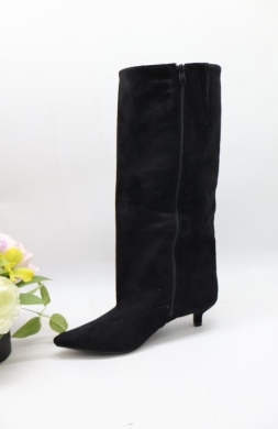 Kozaki damskie na szpilce (36-41) 9279 BLACK