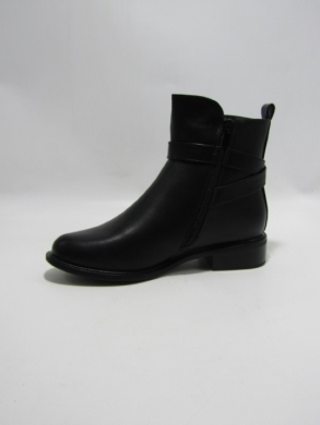 Botki damskie ocieplane na płaskim (36-41) XO-1009 BLACK