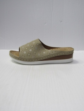 Klapki damskie na koturnie (36-41) YL-191 BEIGE