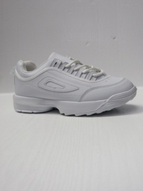 Buty sportowe damskie na płaskim (36-41) DS2-3 WHITE