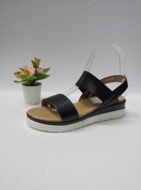Sandały damskie na koturnie (36-41) 0-51 BLACK