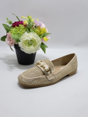 Mokasyny damskie na płaskim (36-41) H91 BEIGE