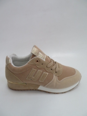 Sneakersy damskie niskie (36-41) R-65 BEIGE