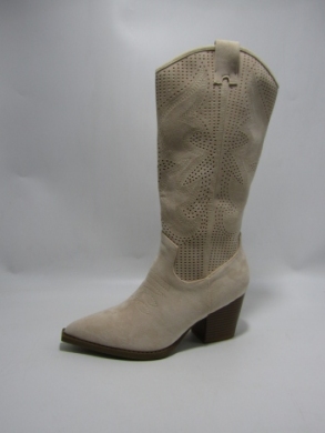 Kozaki damskie na obcasie (36-41) 1767 BEIGE