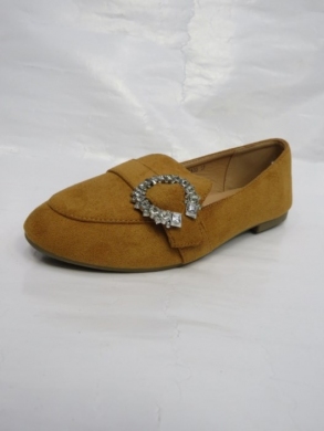 Mokasyny damskie na płaskim (36-41) CR633 CAMEL