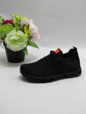 Buty sportowe damskie na płaskim (36-41) 341 BLACK