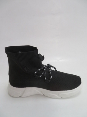 Sneakersy damskie wysokie (36-41) BL1755 BLACK