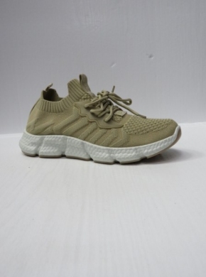 Buty sportowe damskie na płaskim (36-41) 5828 BEIGE