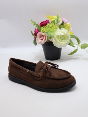 Mokasyny damskie na płaskim (36-41) BS-13 BROWN