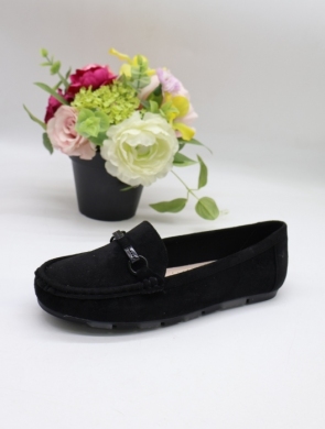 Mokasyny damskie na płaskim (36-41) 6358 BLACK