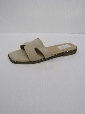 Klapki damskie na płaskim (36-41) LS579 BEIGE