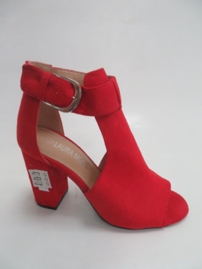 Sandały damskie na obcasie (36-41) QL-97 RED