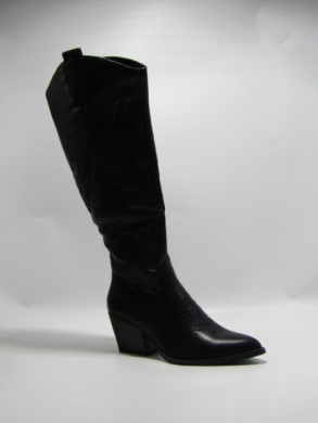 Kozaki damskie na obcasie (36-41) BM59 BLACK