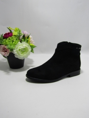 Botki damskie na płaskim (36-41) H168-1 BLACK
