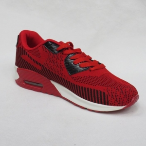 Buty sportowe młodzieżowe (36-41) D6W-52 RED/BLACK
