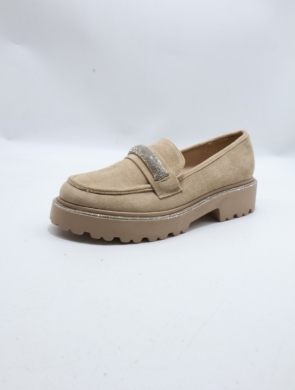 Mokasyny damskie na płaskim (36-41) 1634 KHAKI