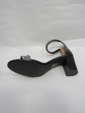 Sandały damskie na obcasie (36-41) 0-745 BLACK