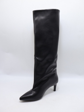 Kozaki damskie na szpilce (36-41) C-370 BLACK