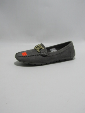 Mokasyny damskie na płaskim (36-41) 0580 GREY