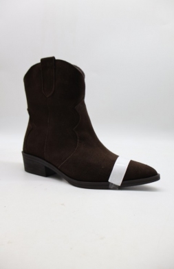 Botki damskie na obcasie (36-41) 5310 BROWN