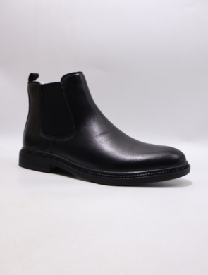 Botki męskie ocieplane (40-45) 63528-1 BLACK