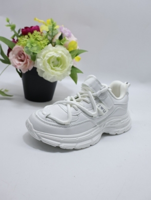 Buty sportowe dziewczęce (34-39) EC378-3 WHITE
