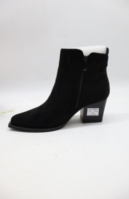 Botki damskie na obcasie (36-41) 1986-25 BLACK