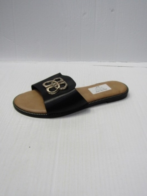 Klapki damskie na płaskim (36-41) 98-138 BLACK