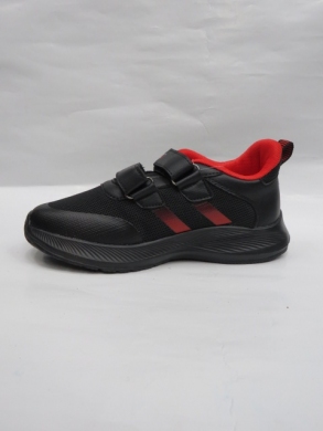 Buty sportowe chłopięce (32-37) A170 BLACK/RED