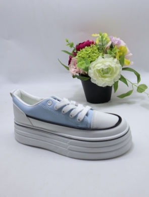 Trampki damskie na płaskim (36-41) A83 BLUE