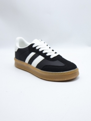 Buty sportowe damskie na płaskim (36-41) D50-1 BL/WHITE