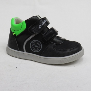 Buty sportowe chłopięce (20-25) P558 BLACK/GREEN