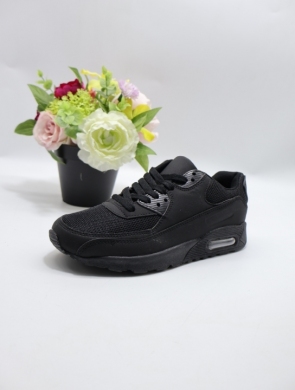 Buty sportowe damskie na płaskim (36-41) D8104-BL ALLBLACK