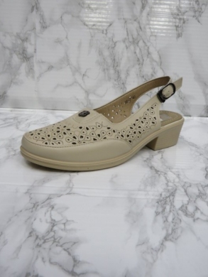Sandały damskie na obcasie (37-42) J35-7 BEIGE