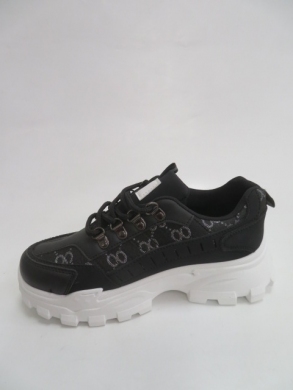 Sneakersy damskie niskie (36-41) 2221 BLACK