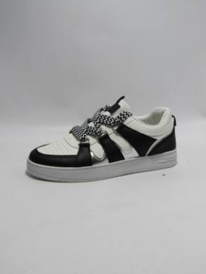 Buty sportowe damskie na płaskim (36-41) 1930 BLACK